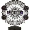 Spinning Bad Witch Good Witch Tabletop Sign -Halloween Store 01564756 a