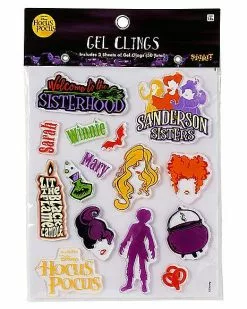 Hocus Pocus Gel Window Clings - Disney -Halloween Store 01567478 d