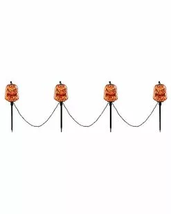 Light-Up LED Jack-O-Lantern Pathway Markers -Halloween Store 01573914 d