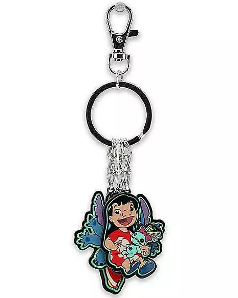 Lilo & Stitch Charm Keychain 3 Lilo & Stitch Charm Keychain