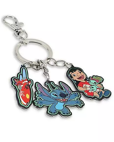 Lilo & Stitch Charm Keychain 4 Lilo & Stitch Charm Keychain - Image 2