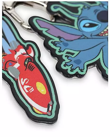 Lilo & Stitch Charm Keychain 6 Lilo & Stitch Charm Keychain - Image 4