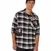 Adult Ghost Face Flannel Shirt -Halloween Store 01587112 a