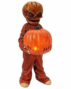 Light-Up Unmasked Sam Statue - Trick 'r Treat -Halloween Store 01590710 b