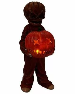 Light-Up Unmasked Sam Statue - Trick 'r Treat -Halloween Store 01590710 c