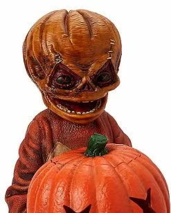 Light-Up Unmasked Sam Statue - Trick 'r Treat -Halloween Store 01590710 e