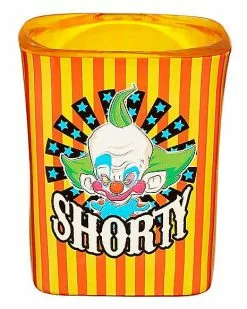 Killer Klowns From Outer Space Mini Glass Set 2 Oz. - 4 Pack -Halloween Store 01591130 b