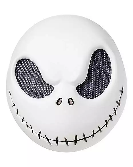 Jack Skellington Half Mask - The Nightmare Before Christmas 3 Jack Skellington Half Mask - The Nightmare Before Christmas