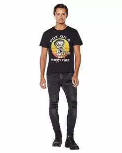 Happy Leatherface T Shirt - Texas Chainsaw Massacre -Halloween Store 01598036 c