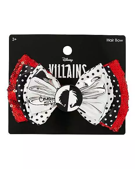 Cruella Hair Bow - Disney Cruella 5 Cruella Hair Bow - Disney Cruella - Image 3
