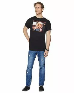 Crazy Chucky T Shirt - Child's Play -Halloween Store 03480217 c