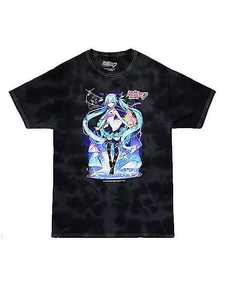 Tie Dye Hatsune Miku T Shirt 3 Tie Dye Hatsune Miku T Shirt