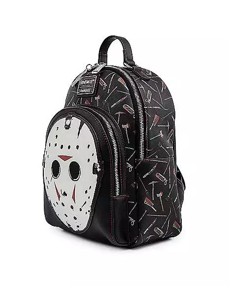 Loungefly Jason Voorhees Mask Mini Backpack - Friday The 13th 4 Loungefly Jason Voorhees Mask Mini Backpack - Friday The 13th - Image 2