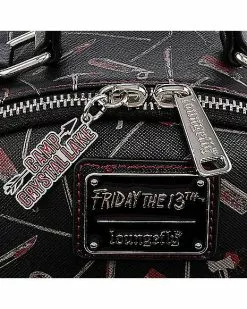 Loungefly Jason Voorhees Mask Mini Backpack - Friday The 13th 11 Loungefly Jason Voorhees Mask Mini Backpack - Friday The 13th -Halloween Store 03844925 d