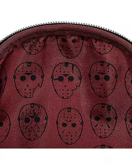 Loungefly Jason Voorhees Mask Mini Backpack - Friday The 13th 7 Loungefly Jason Voorhees Mask Mini Backpack - Friday The 13th - Image 5