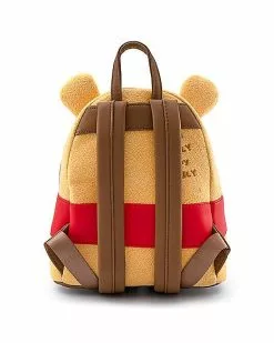 Loungefly Plush Winnie The Pooh Mini Backpack 11 Loungefly Plush Winnie The Pooh Mini Backpack -Halloween Store 03844941 e