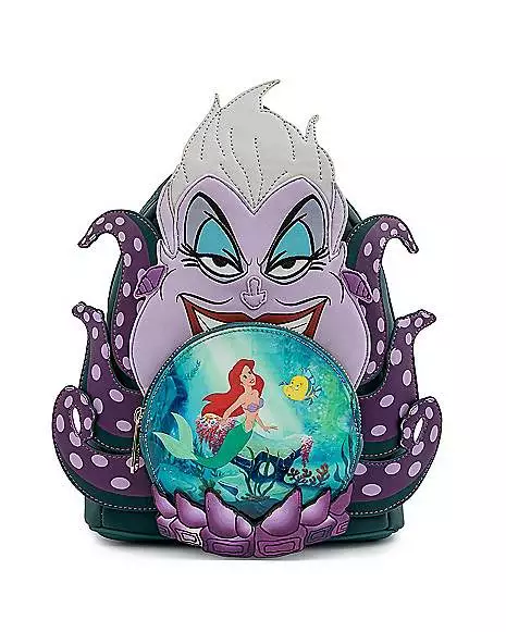 Loungefly Ursula Crystal Ball Mini Backpack - The Little Mermaid 3 Loungefly Ursula Crystal Ball Mini Backpack - The Little Mermaid