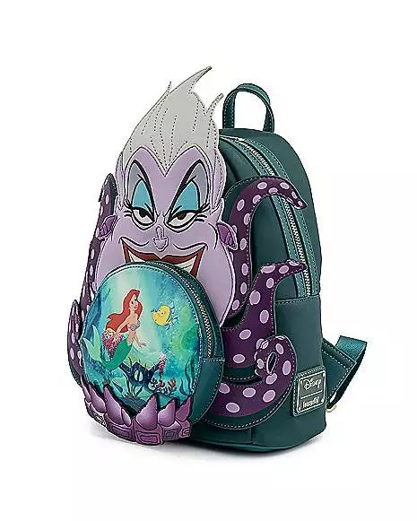Loungefly Ursula Crystal Ball Mini Backpack - The Little Mermaid 4 Loungefly Ursula Crystal Ball Mini Backpack - The Little Mermaid - Image 2