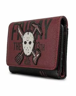 Loungefly Friday The 13th Snap Wallet -Halloween Store 03845039 b