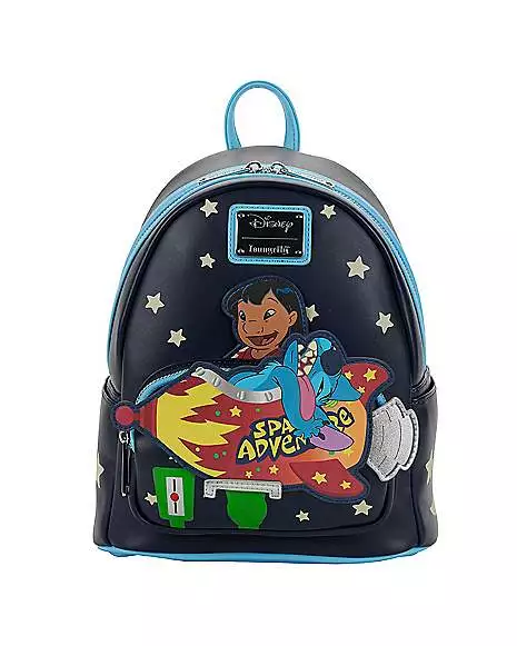Loungefly Glow In The Dark Space Adventure Mini Backpack - Lilo & Stit 3 Loungefly Glow In The Dark Space Adventure Mini Backpack - Lilo & Stit