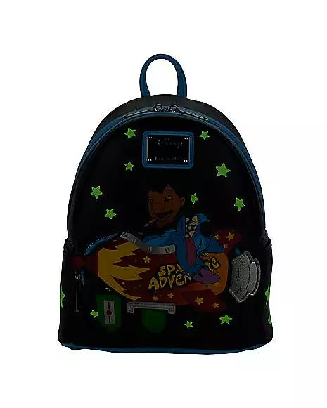 Loungefly Glow In The Dark Space Adventure Mini Backpack - Lilo & Stit 9 Loungefly Glow In The Dark Space Adventure Mini Backpack - Lilo & Stit - Image 7