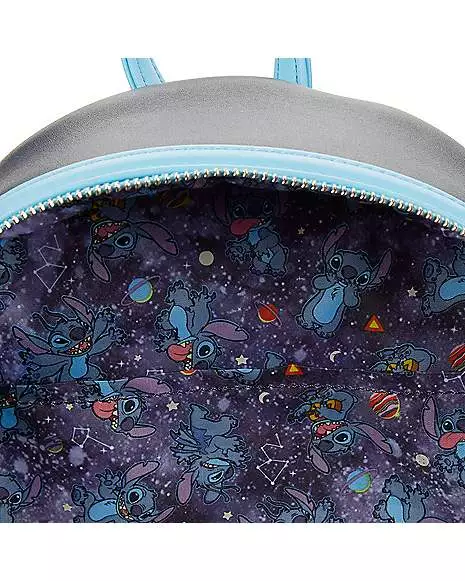 Loungefly Glow In The Dark Space Adventure Mini Backpack - Lilo & Stit 11 Loungefly Glow In The Dark Space Adventure Mini Backpack - Lilo & Stit - Image 9