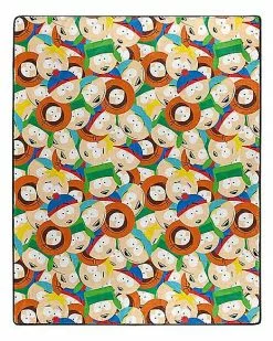 South Park Neon Boys Sherpa Fleece Blanket 8 South Park Neon Boys Sherpa Fleece Blanket -Halloween Store 04127577 b