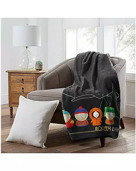 South Park Neon Boys Sherpa Fleece Blanket 5 South Park Neon Boys Sherpa Fleece Blanket - Image 3
