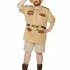 Adult Men's Zookeeper Plus Size Costume