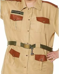 Adult Men's Zookeeper Plus Size Costume -Halloween Store 07518327 d