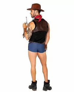Adult Showdown Cowboy Costume 5 Adult Showdown Cowboy Costume -Halloween Store 07677180 b