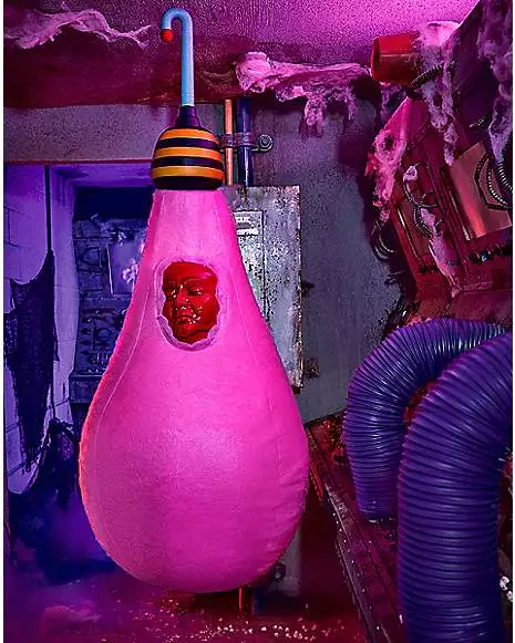 6 Ft Cotton Candy Cocoon Static Hanging Prop - Killer Klowns From Oute 3 6 Ft Cotton Candy Cocoon Static Hanging Prop - Killer Klowns From Oute